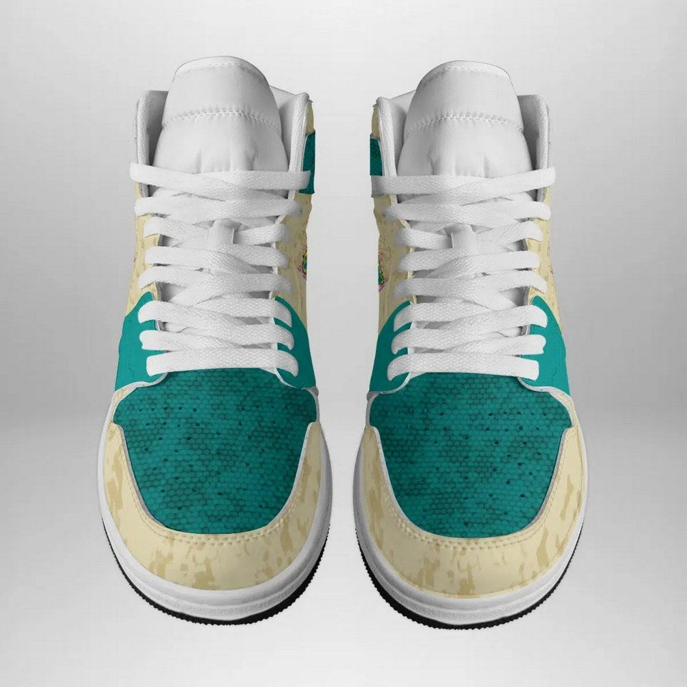 Ideafootwear Snorlax Attack Pokemon AJ1 High Sneakers Shoes For Men And Women