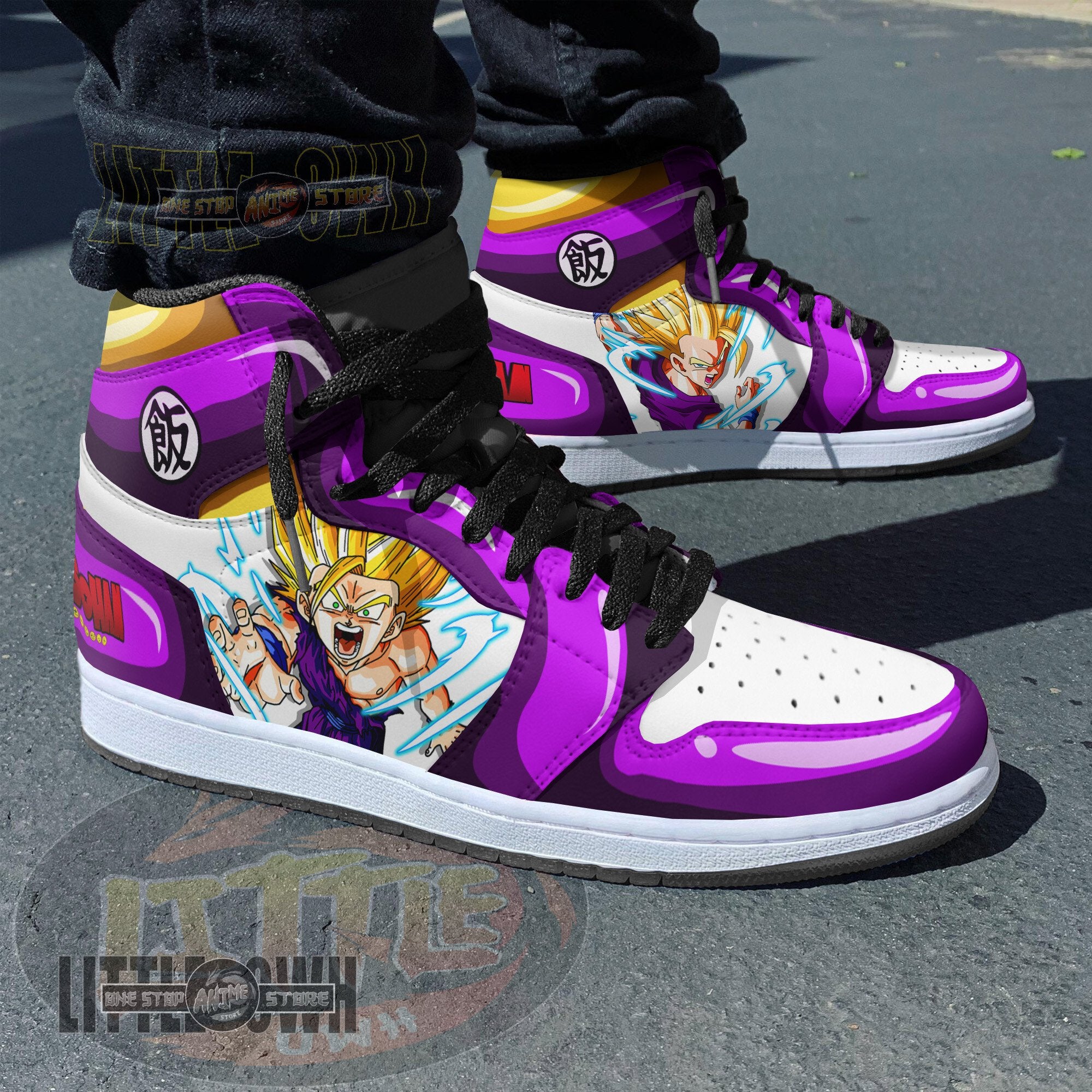 Ideafootwear Son Gohan AJ1 High Sneakers Shoes For Men And Women