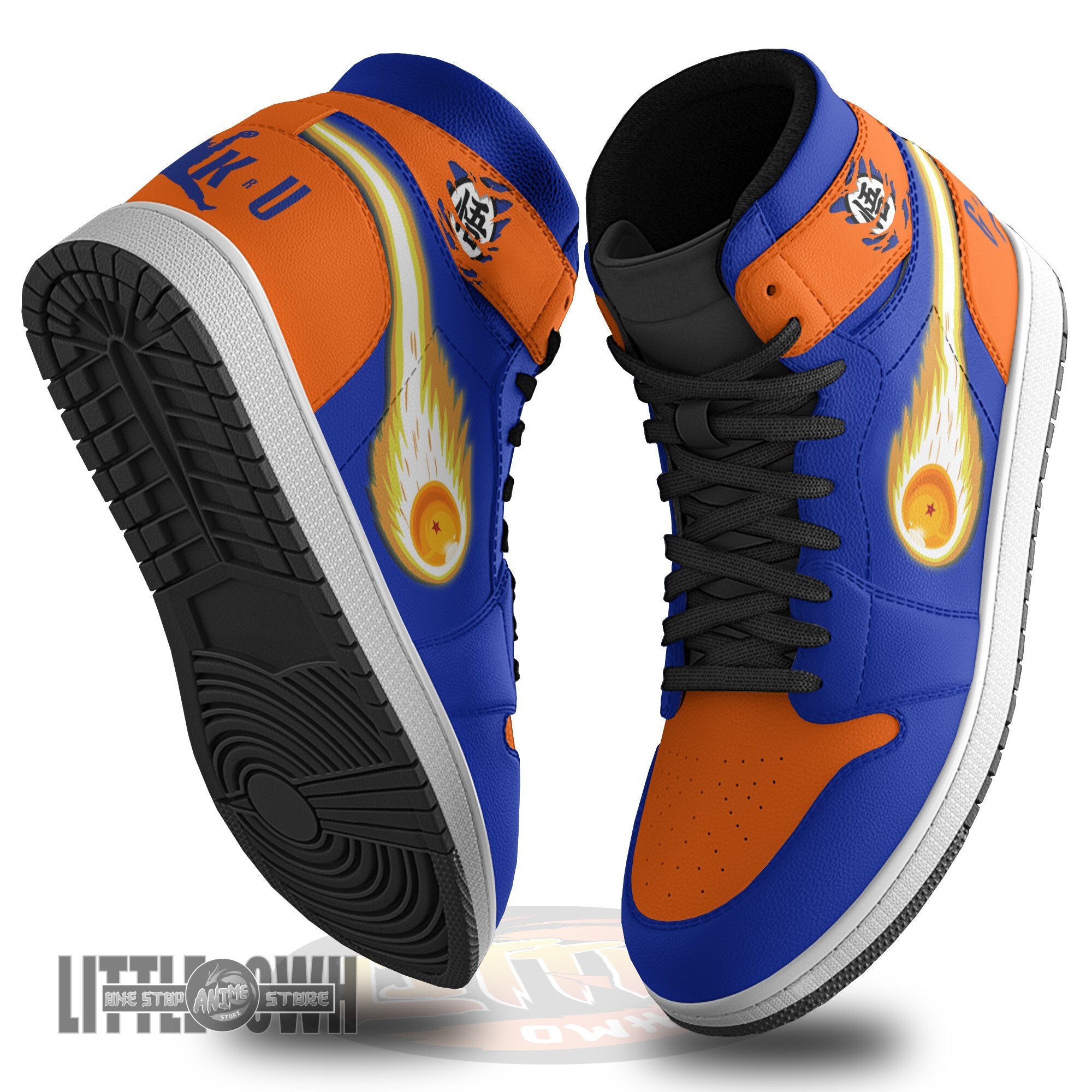 Ideafootwear Son Goku AJ1 High Sneakers Shoes For Men And Women