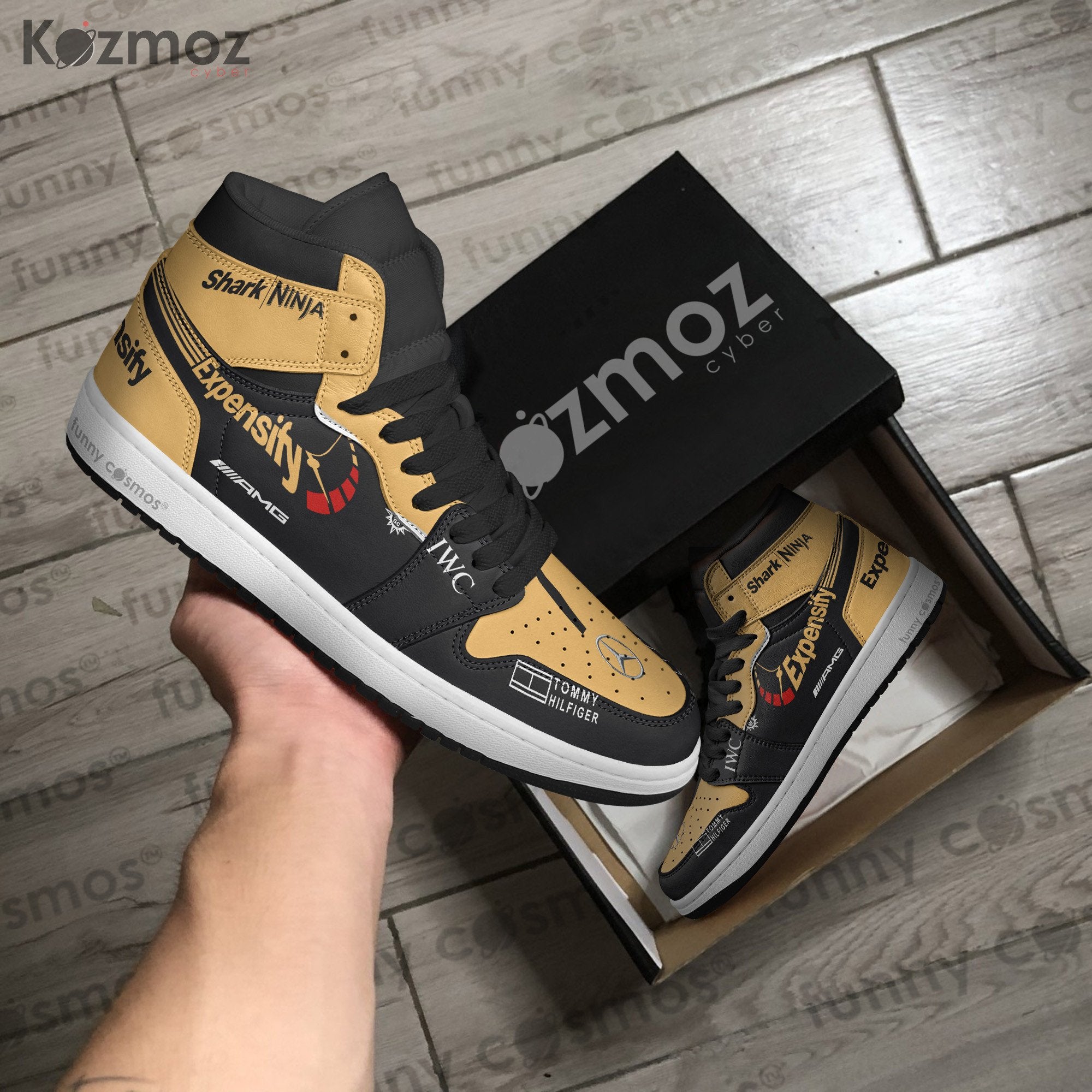 Ideafootwear Sonny Hayes AJ1 High Sneakers Shoes For Men And Women
