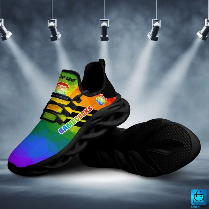 Ideafootwear South Carolina Gamecocks Max Soul Shoes Sneakers For Men And Women