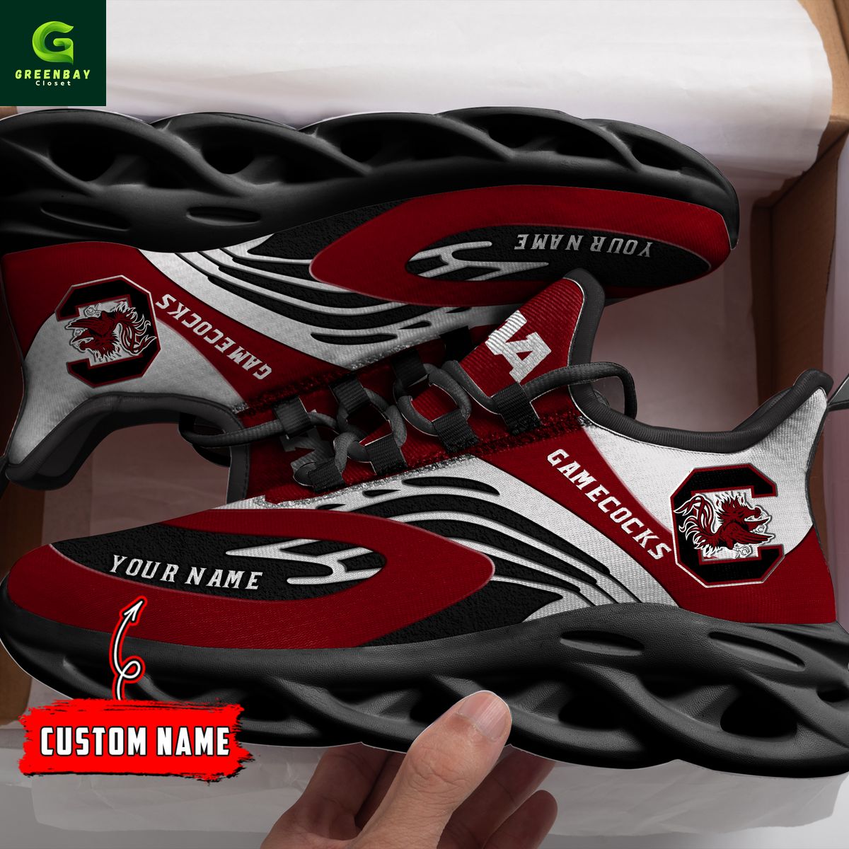 Ideafootwear South Carolina Gamecocks Max Soul Shoes Sneakers For Men And Women