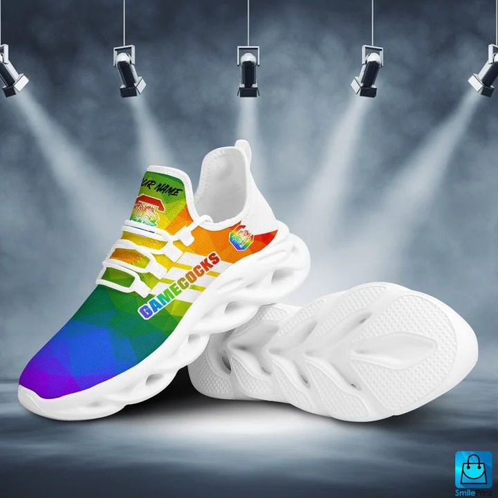 Ideafootwear South Carolina Gamecocks Max Soul Shoes Sneakers For Men And Women