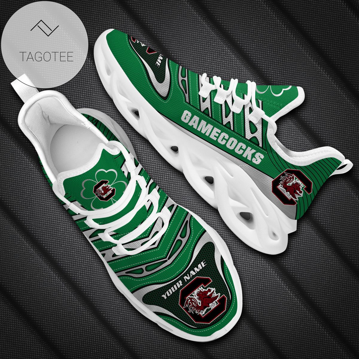 Ideafootwear South Carolina Gamecocks Max Soul Shoes Sneakers For Men And Women
