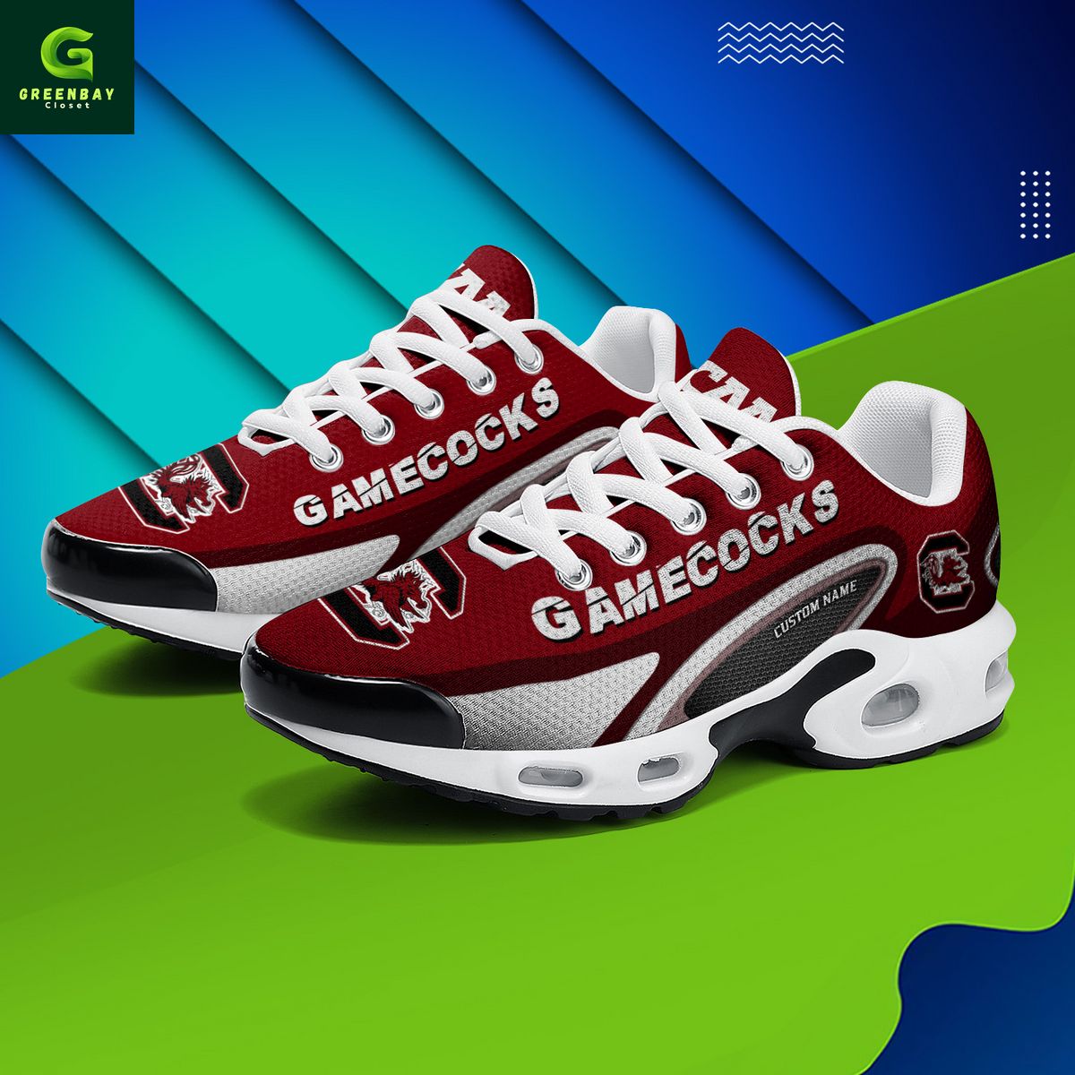 Ideafootwear South Carolina Gamecocks TN Shoes Sneakers For Men And Women