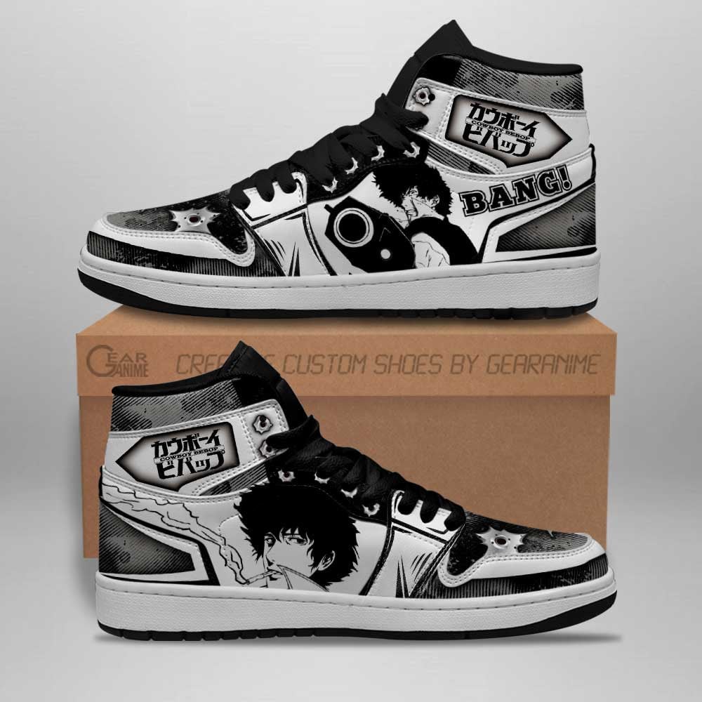 Ideafootwear Spike Spiegel AJ1 High Sneakers Shoes For Men And Women