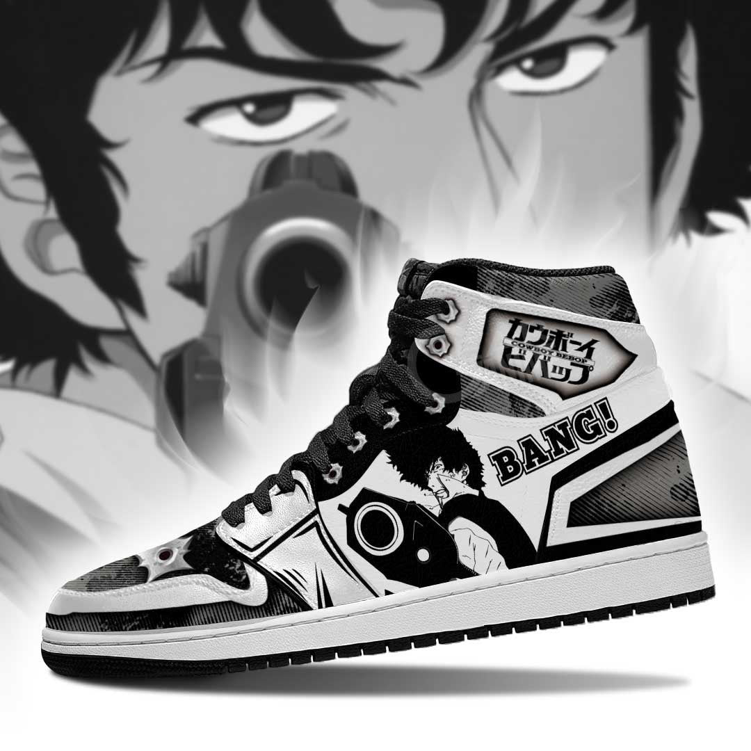 Ideafootwear Spike Spiegel AJ1 High Sneakers Shoes For Men And Women