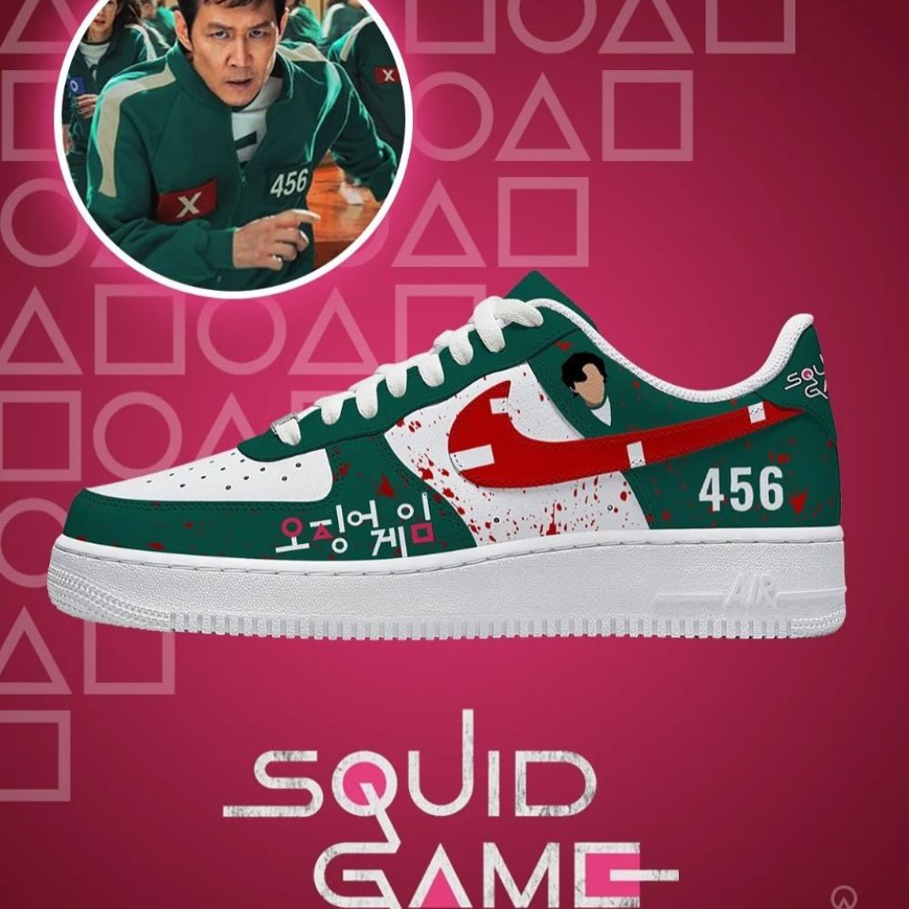 Ideafootwear Squid Game V1 Air Low-Top Sneakers Shoes For Men And Women 1
