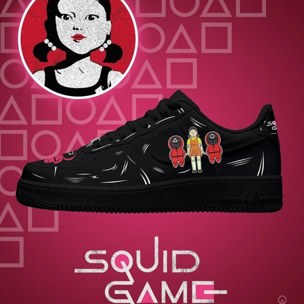 Ideafootwear Squid Game V6 Air Low-Top Sneakers Shoes For Men And Women 1