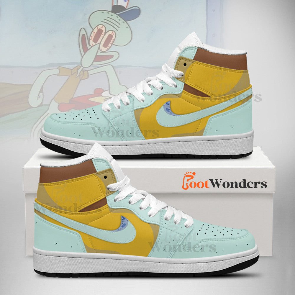 Ideafootwear Squid wrap AJ1 High Sneakers Shoes For Men And Women