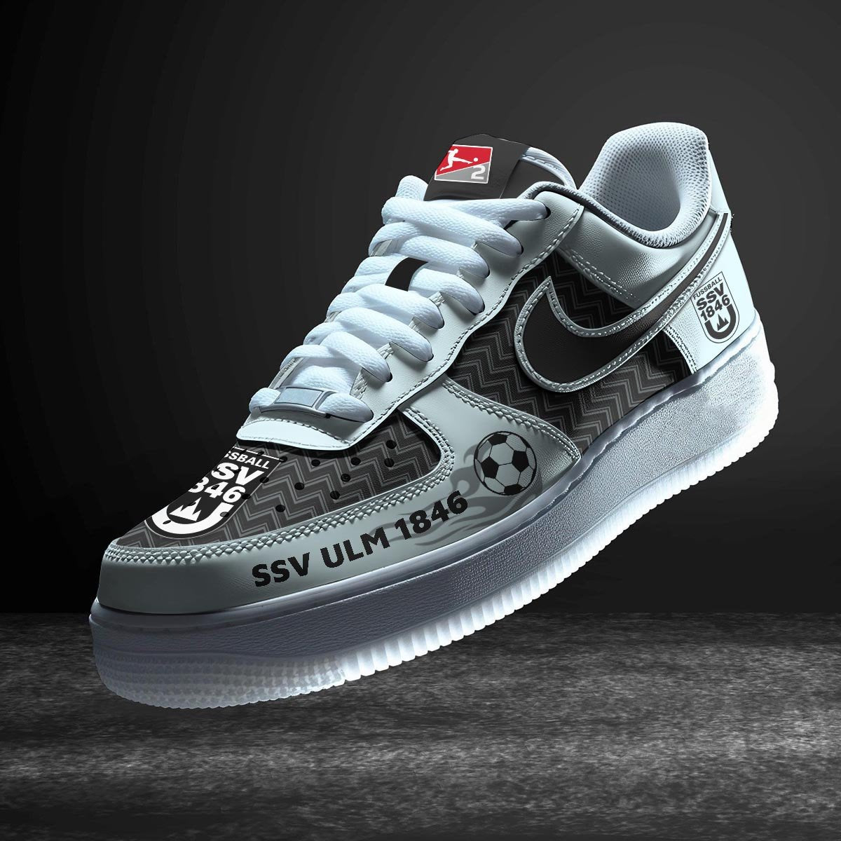Ideafootwear SSV Ulm 1846 Fussball Air Low-Top Sneakers Shoes For Men And Women 1