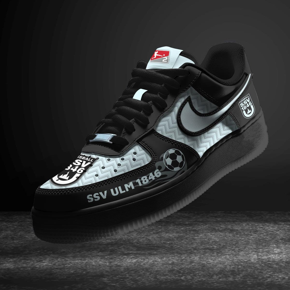 Ideafootwear SSV Ulm 1846 Fussball Air Low-Top Sneakers Shoes For Men And Women 1