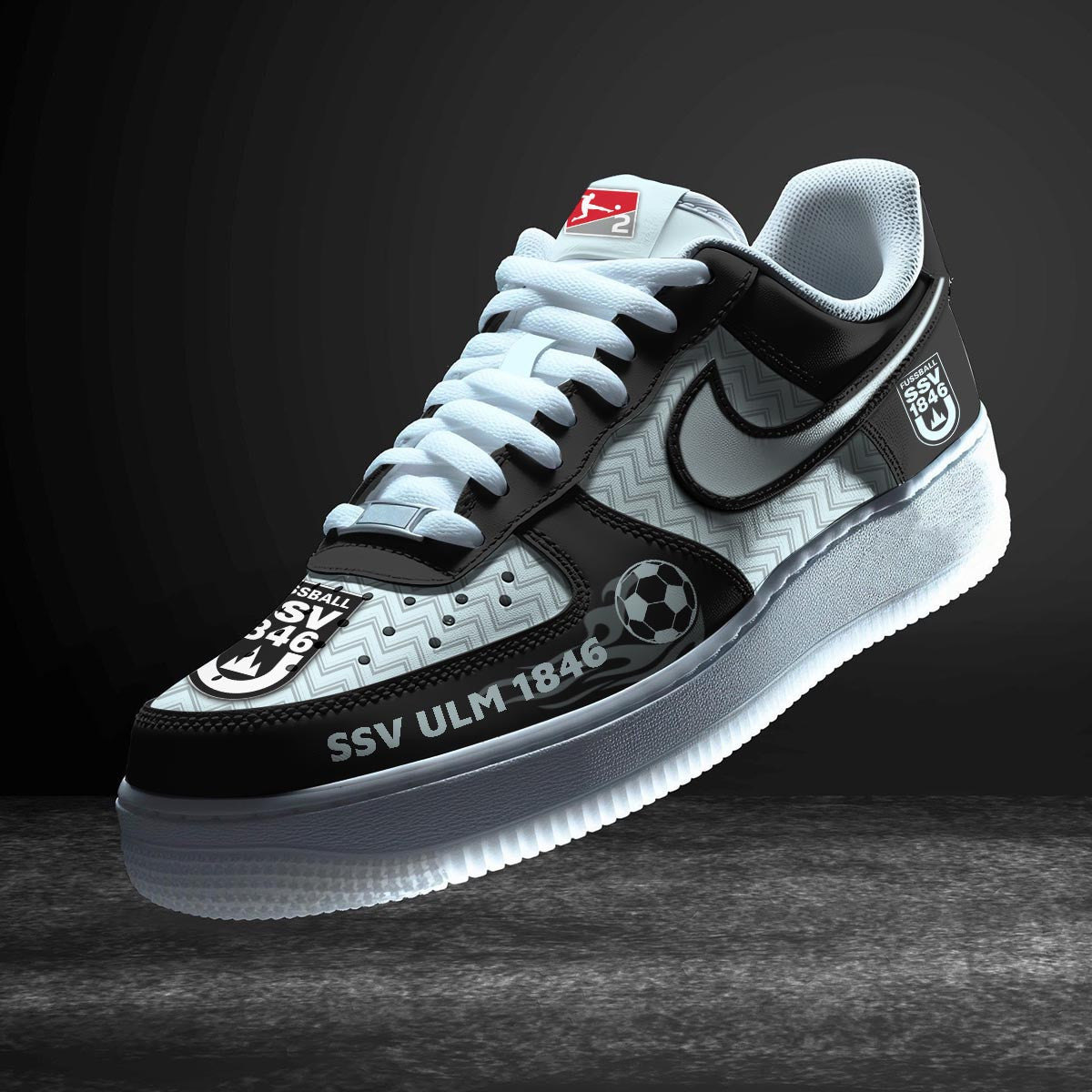 Ideafootwear SSV Ulm 1846 Fussball Air Low-Top Sneakers Shoes For Men And Women 1