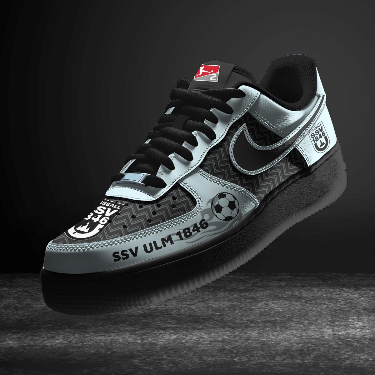 Ideafootwear SSV Ulm 1846 Fussball Air Low-Top Sneakers Shoes For Men And Women 1