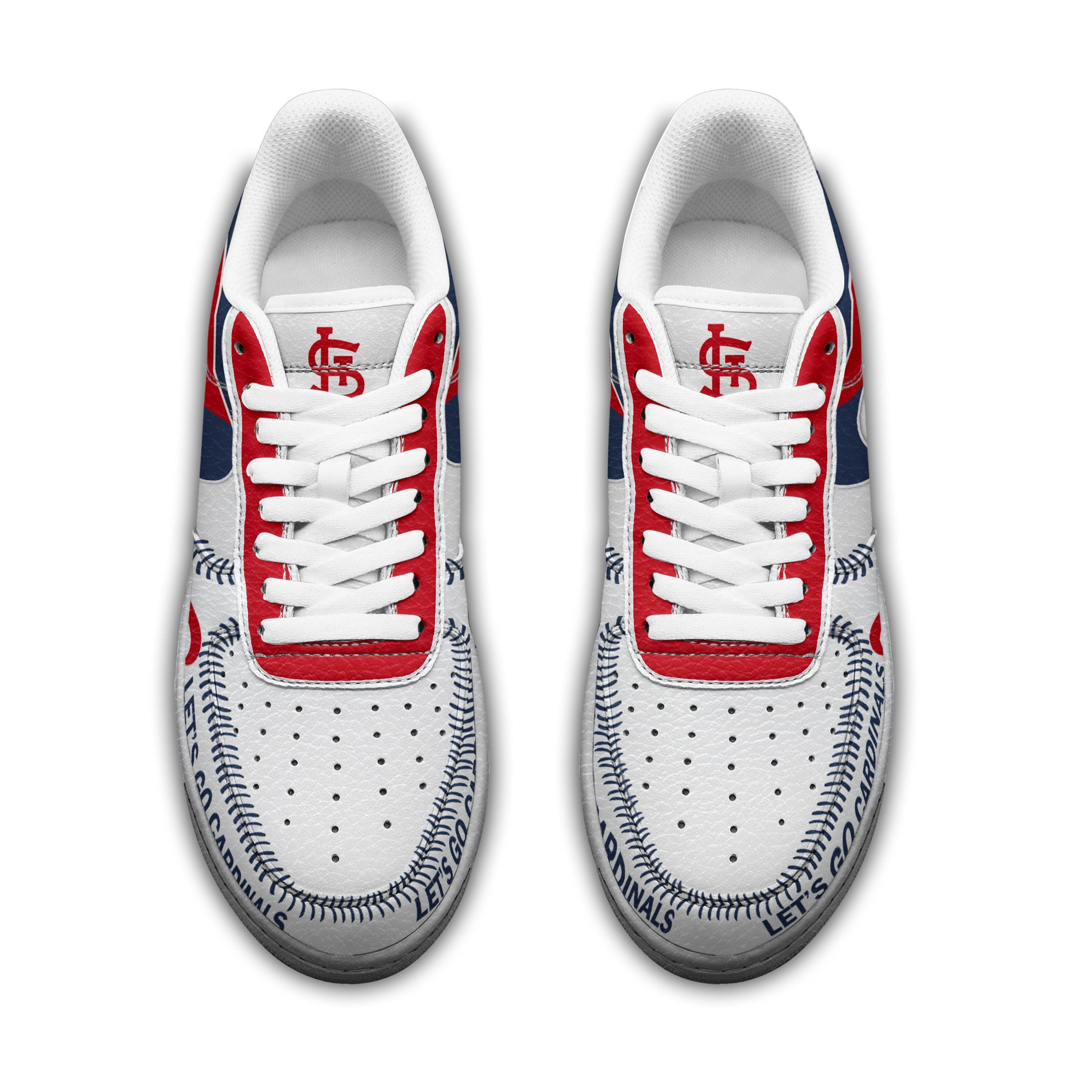 Ideafootwear St. Louis Cardinals Air Low-Top Sneakers Shoes For Men And Women 3