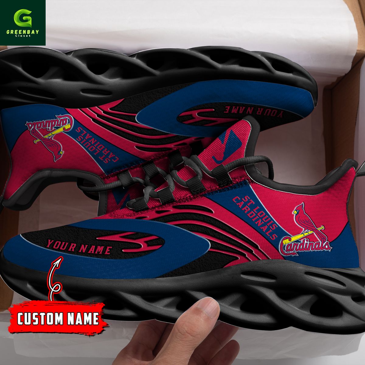 Ideafootwear St Louis Cardinals Max Soul Shoes Sneakers For Men And Women