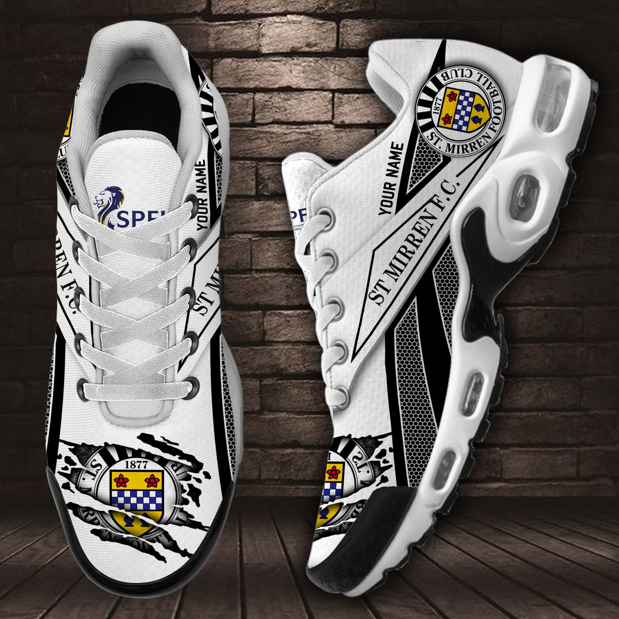 Ideafootwear St Mirren F.C. TN Shoes Sneakers For Men And Women