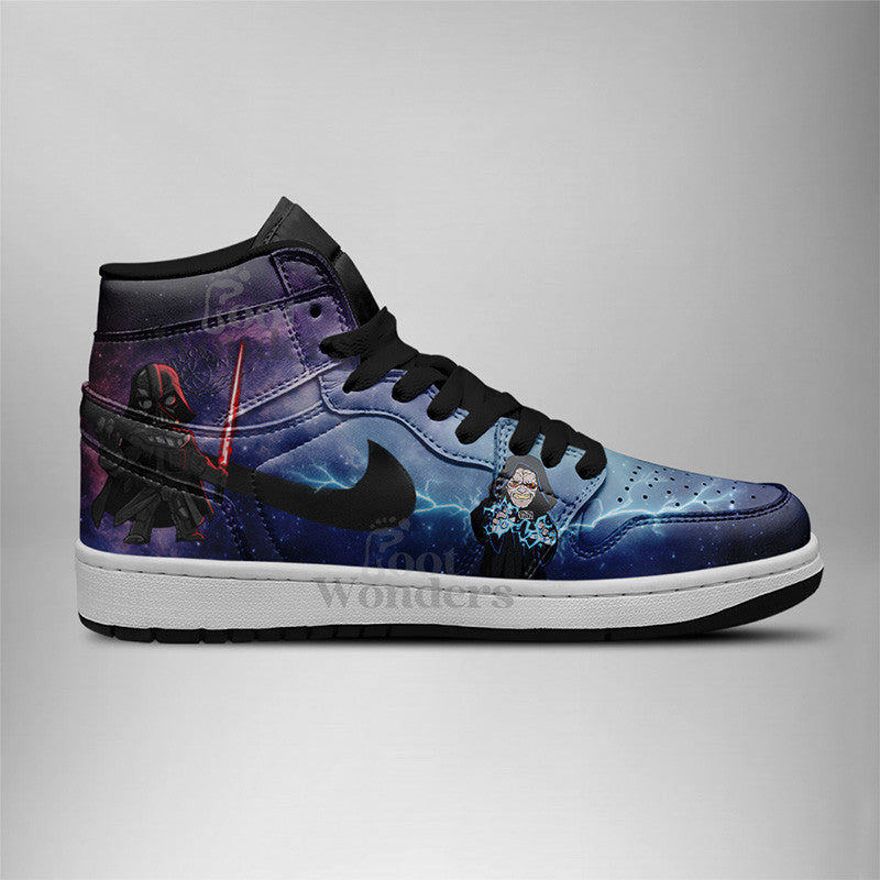 Ideafootwear Star Wars AJ1 High Sneakers Shoes For Men And Women