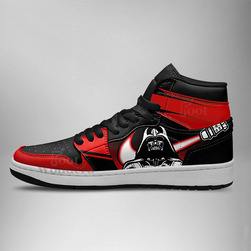 Ideafootwear Star Wars AJ1 High Sneakers Shoes For Men And Women