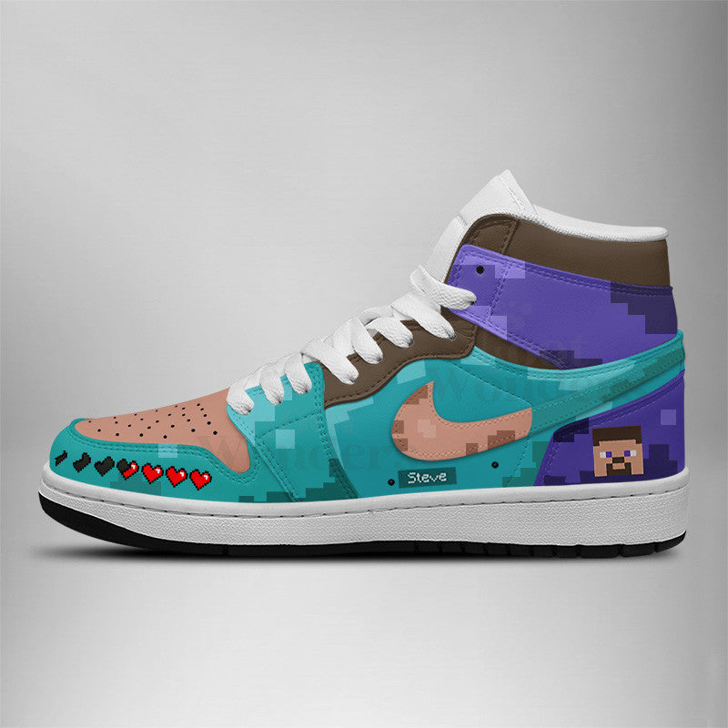 Ideafootwear Steve AJ1 High Sneakers Shoes For Men And Women