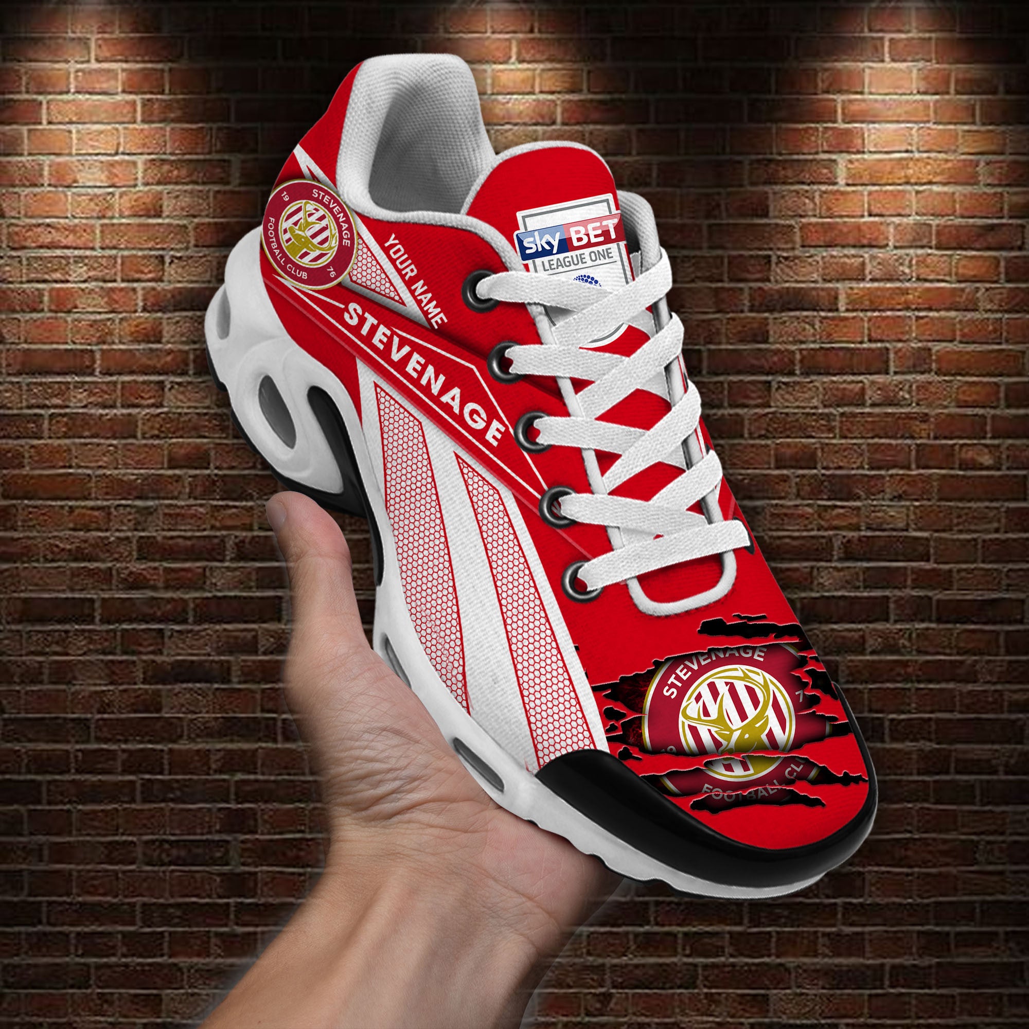 Ideafootwear Stevenage Football Club TN Shoes Sneakers For Men And Women