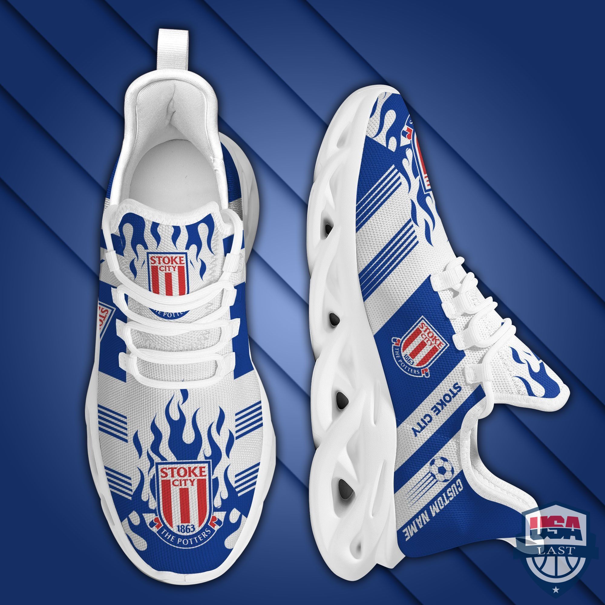 Ideafootwear Stoke City Max Soul Shoes Sneakers For Men And Women