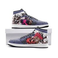 Ideafootwear Street Fighter AJ1 High Sneakers Shoes For Men And Women