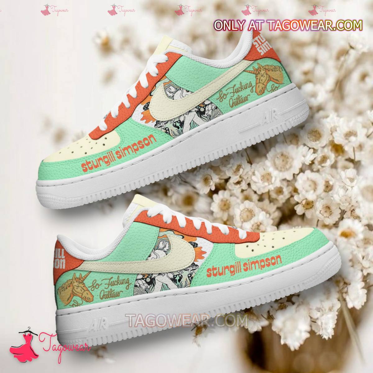 Ideafootwear Sturgill Simpson Air Low-Top Sneakers Shoes For Men And Women 2