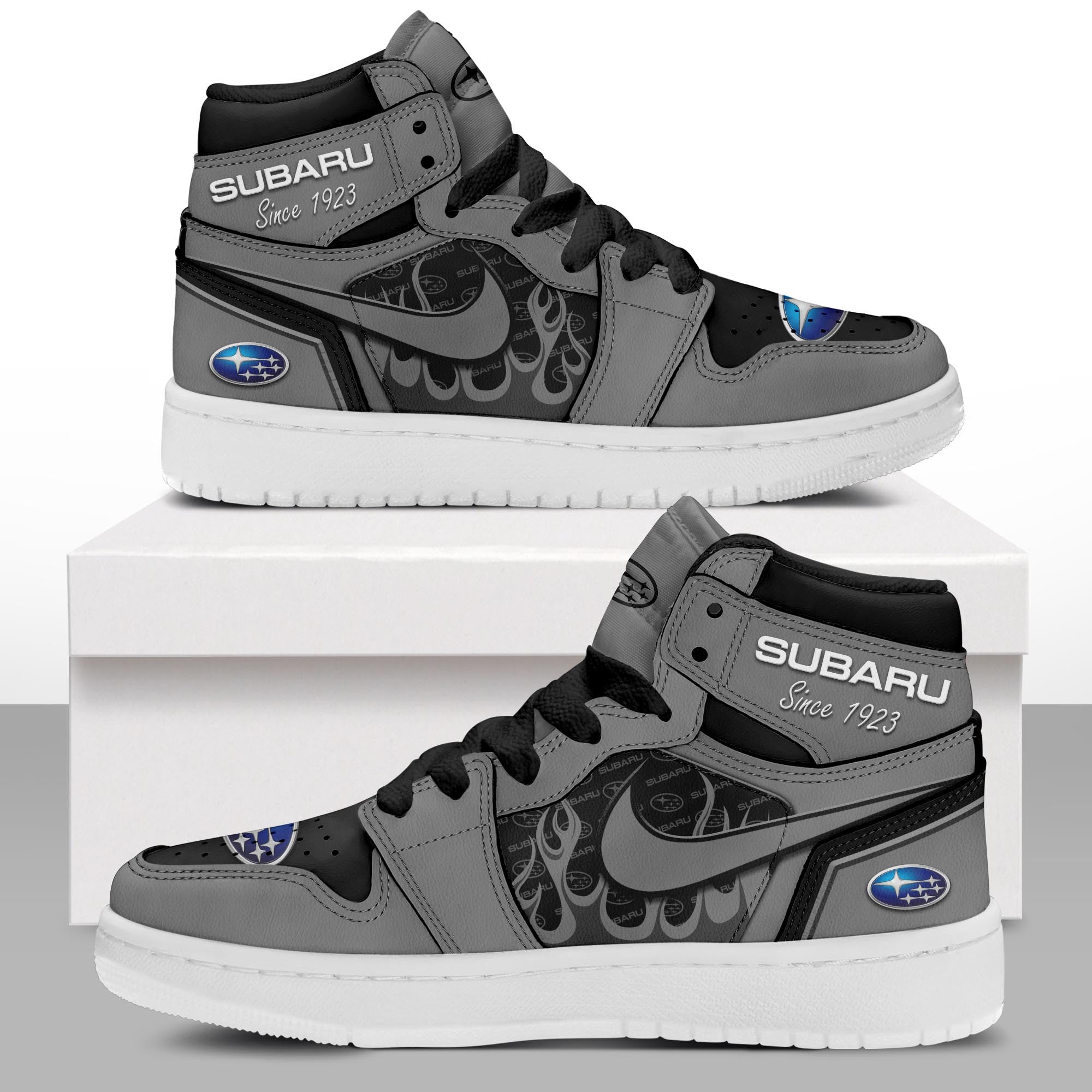 Ideafootwear Subaru AJ1 High Sneakers Shoes For Men And Women