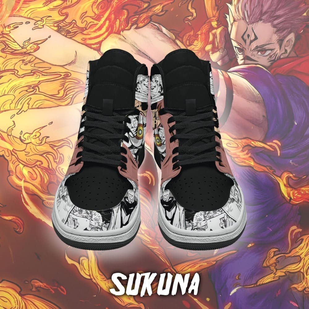 Ideafootwear Sukuna AJ1 High Sneakers Shoes For Men And Women