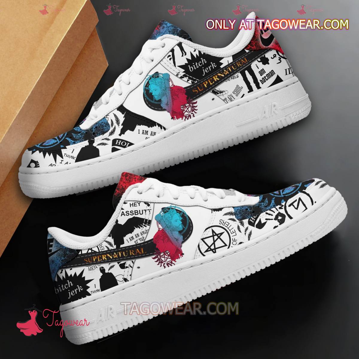Ideafootwear Supernatural Air Low-Top Sneakers Shoes For Men And Women 2