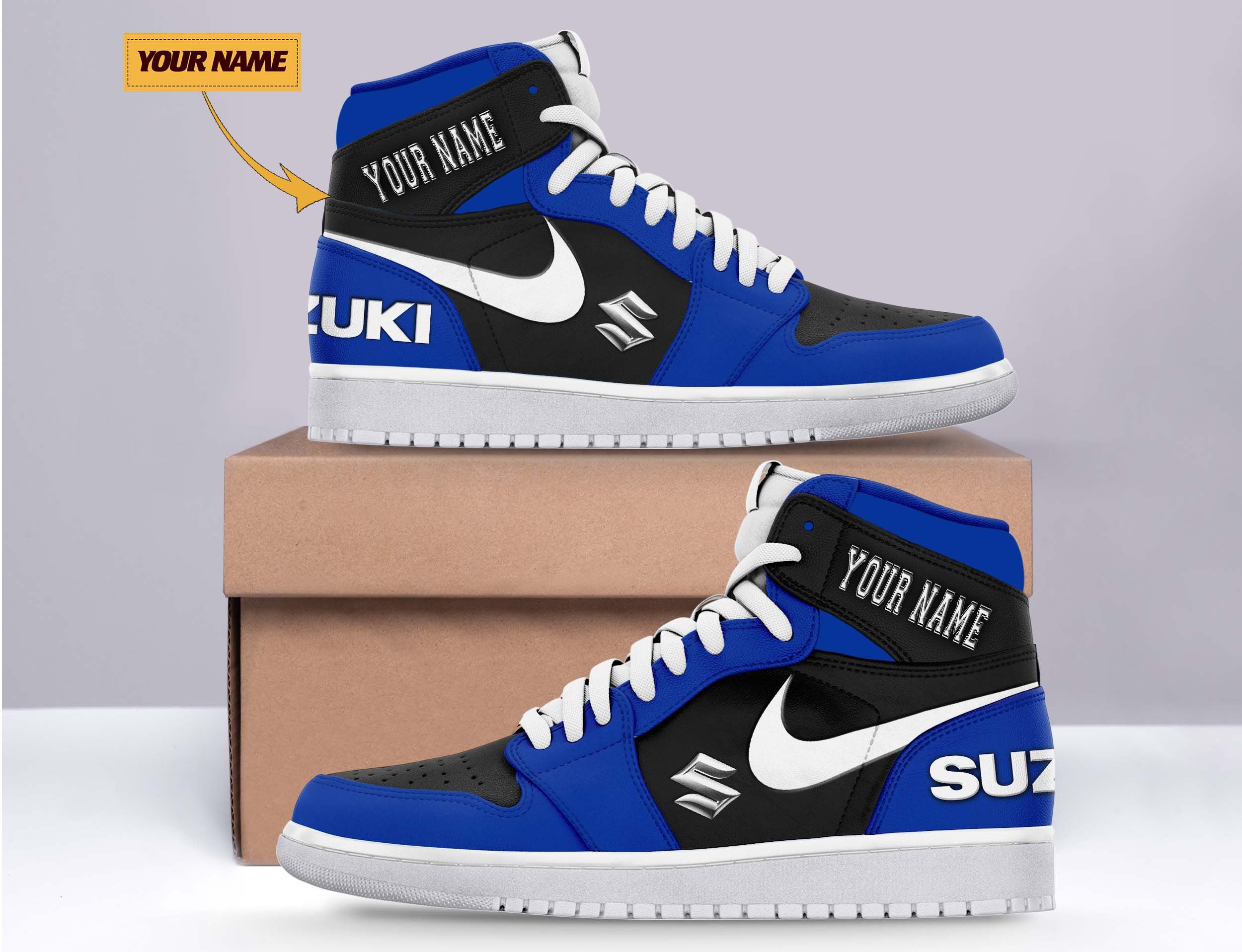 Ideafootwear Suzuki AJ1 High Sneakers Shoes For Men And Women