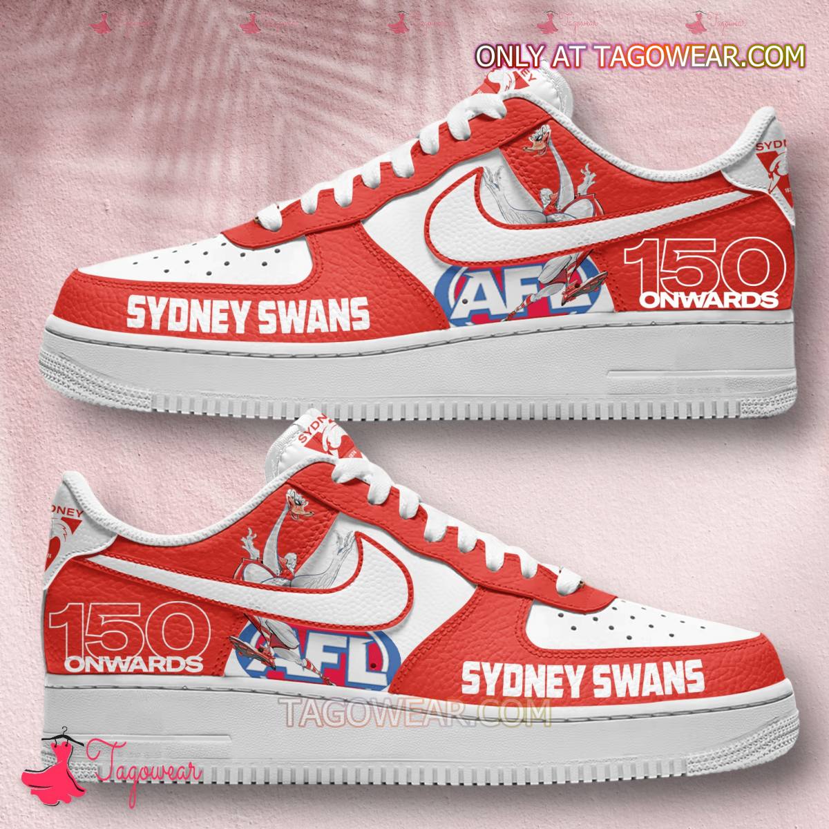 Ideafootwear Sydney Swans Air Low-Top Sneakers Shoes For Men And Women 1