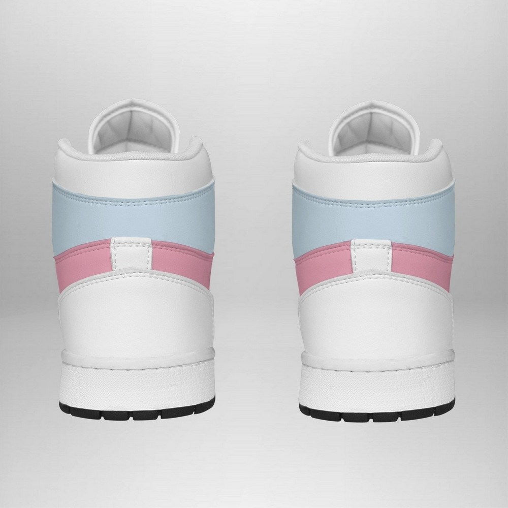 Ideafootwear Sylveon Face Pokemon AJ1 High Sneakers Shoes For Men And Women