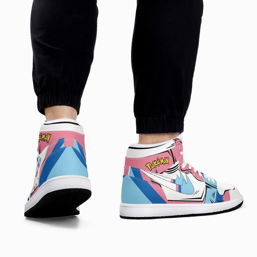 Ideafootwear Sylveon Pokemon AJ1 High Sneakers Shoes For Men And Women