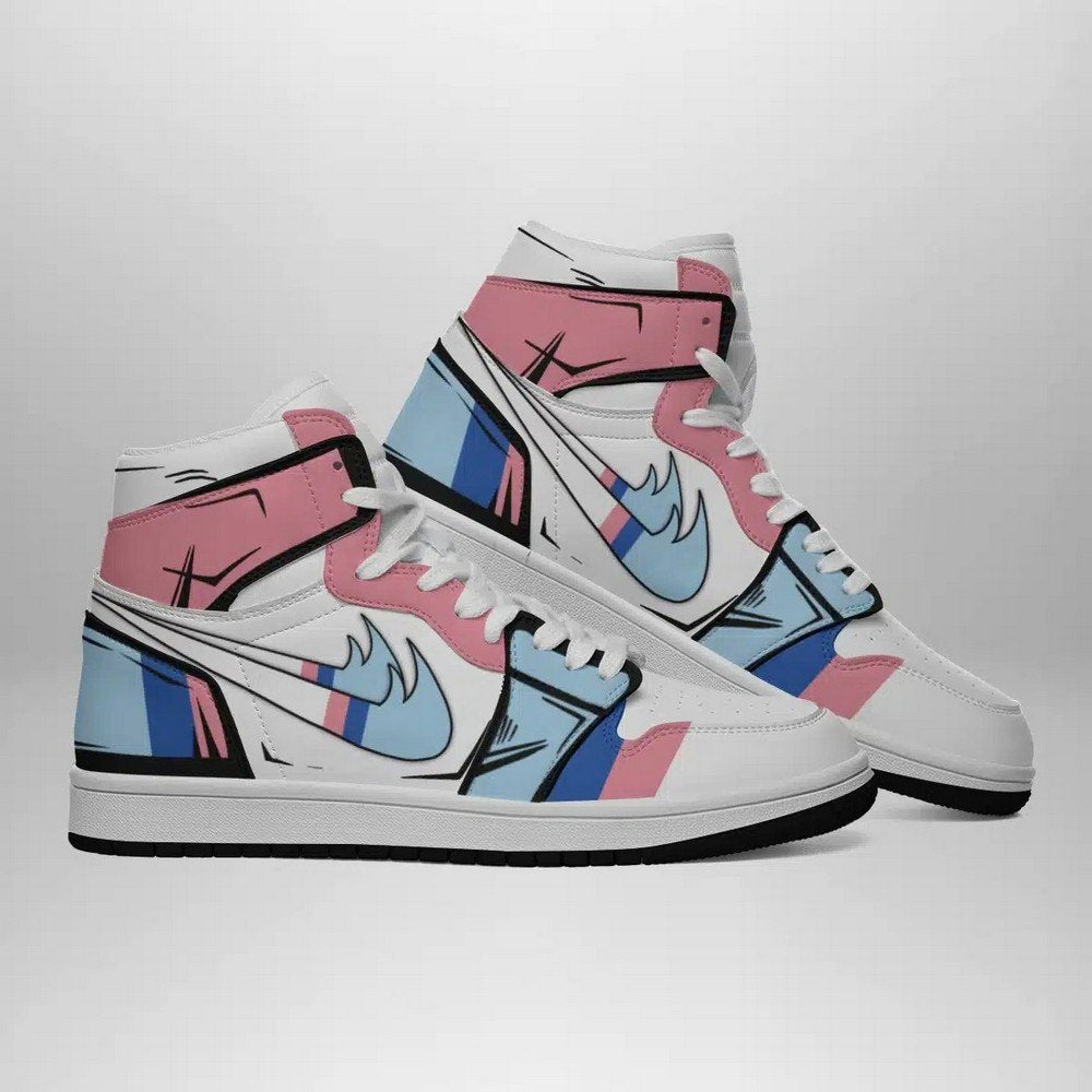 Ideafootwear Sylveon V2 Pokemon AJ1 High Sneakers Shoes For Men And Women
