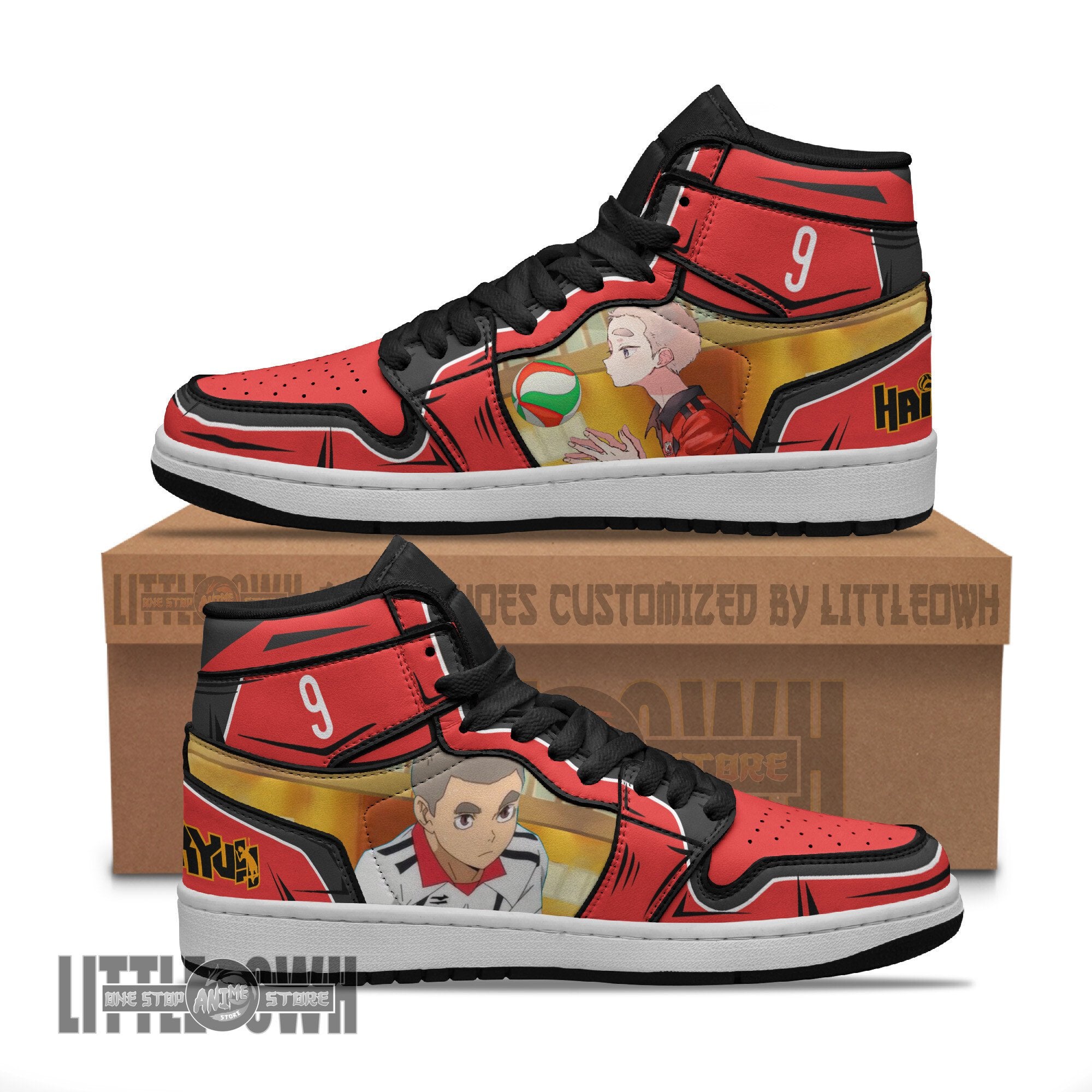 Ideafootwear Tamahiko Teshiro AJ1 High Sneakers Shoes For Men And Women