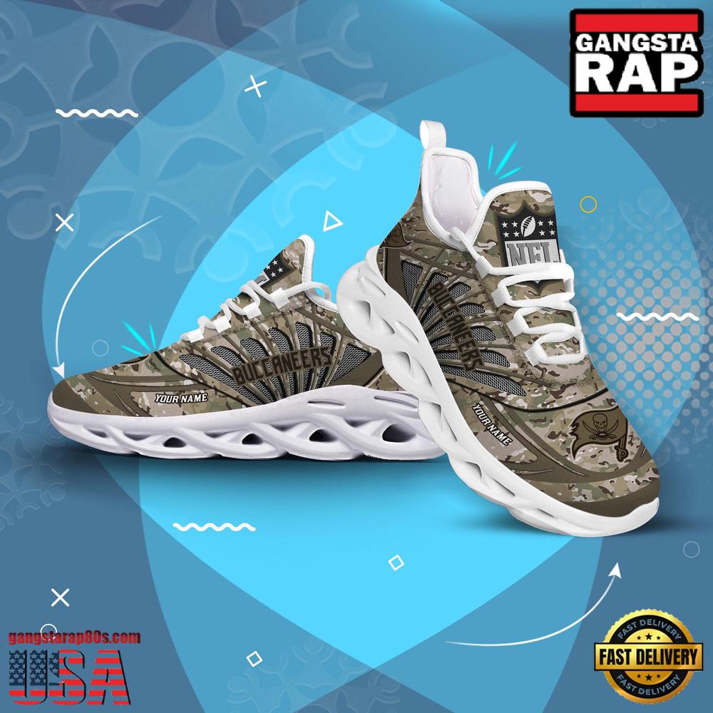 Ideafootwear Tampa Bay Buccaneers Max Soul Shoes Sneakers For Men And Women