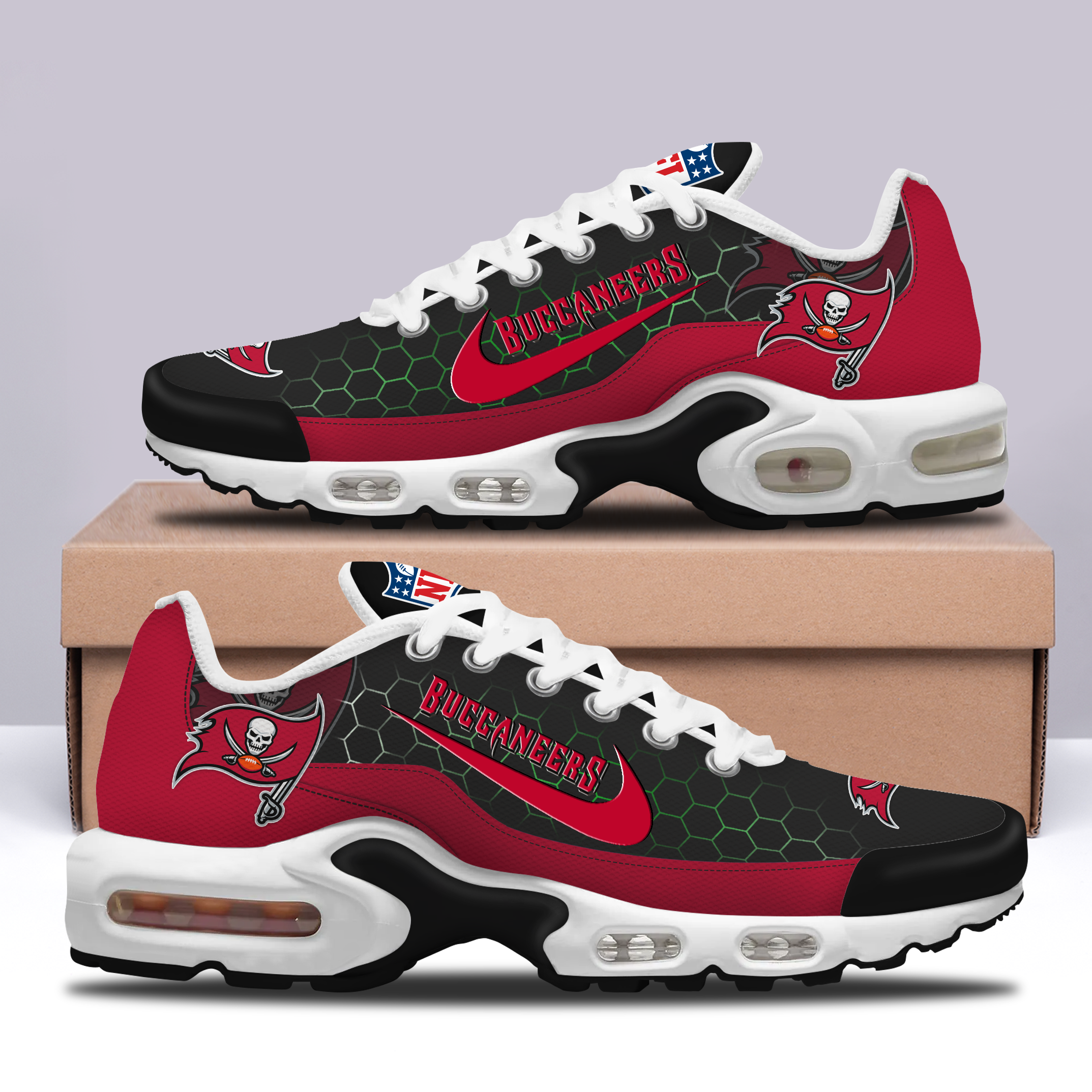 Ideafootwear Tampa Bay Buccaneers TN Shoes Sneakers For Men And Women