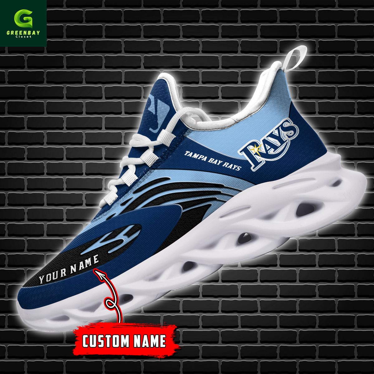 Ideafootwear Tampa Bay Rays Max Soul Shoes Sneakers For Men And Women