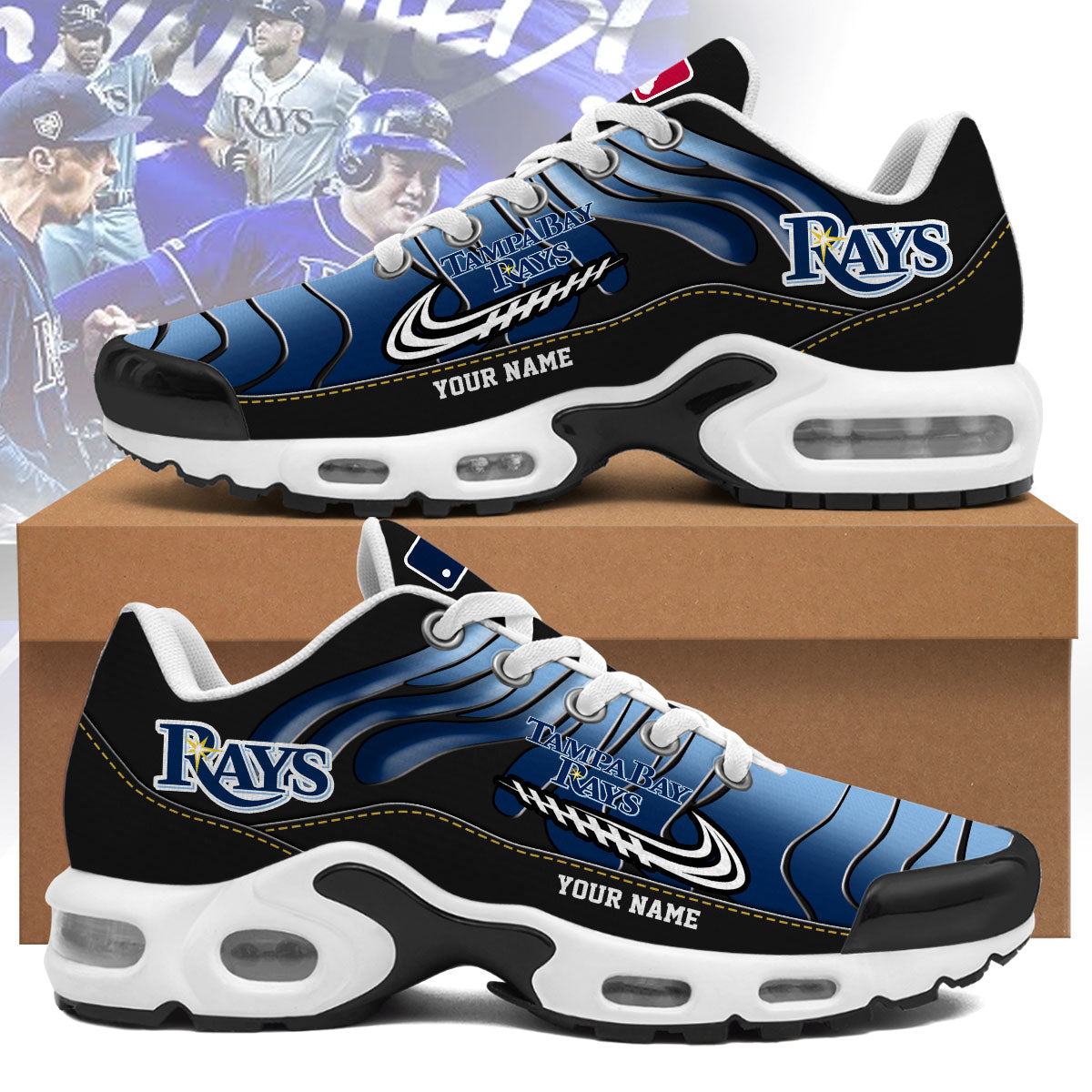 Ideafootwear Tampa Bay Rays TN Shoes Sneakers For Men And Women