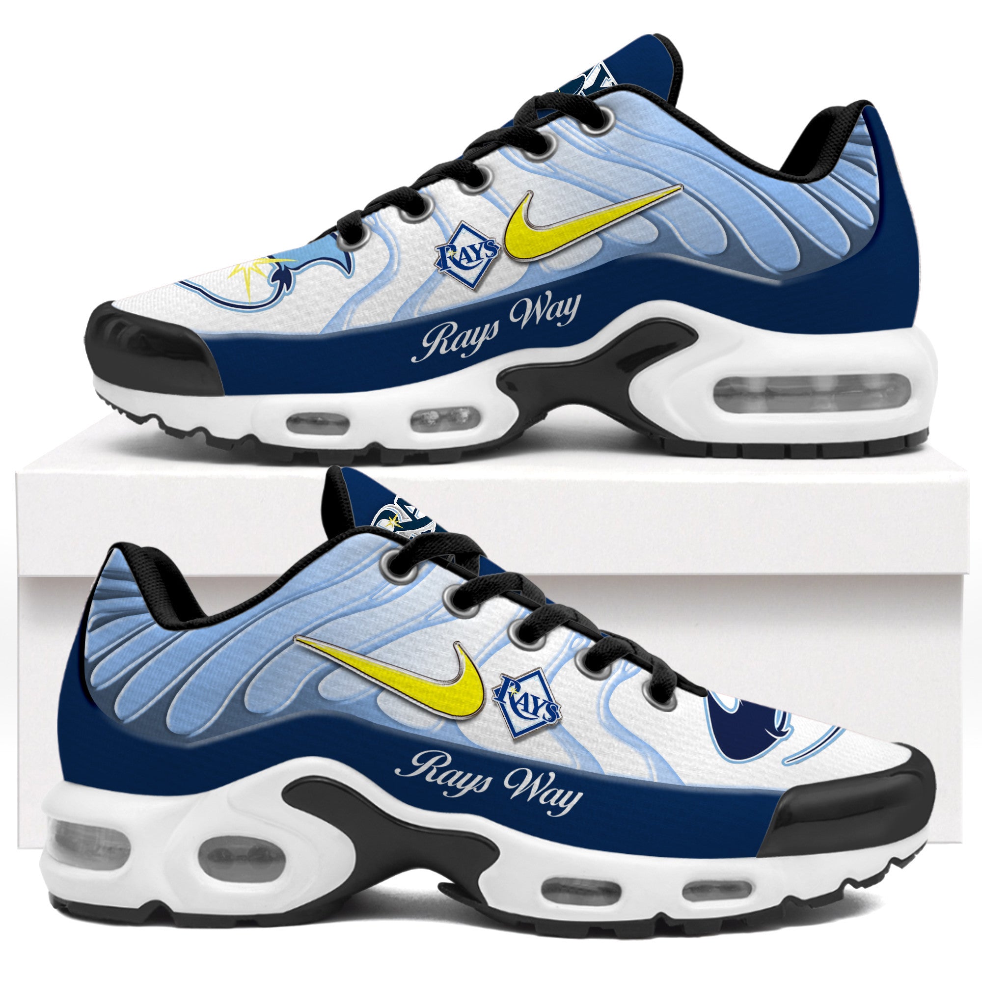 Ideafootwear Tampa Bay Rays TN Shoes Sneakers For Men And Women