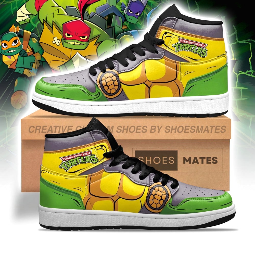 Ideafootwear Teenage Mutant Ninja Turtles 3 AJ1 High Sneakers Shoes For Men And Women
