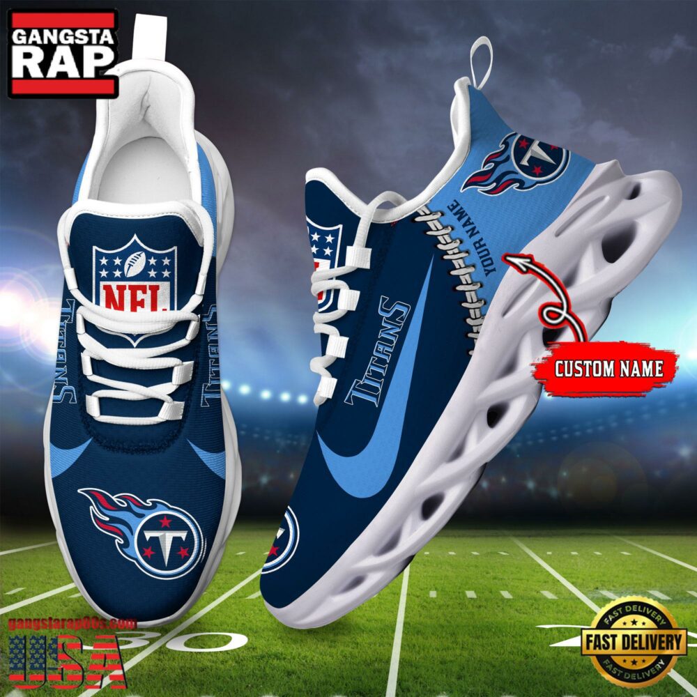 Ideafootwear Tennessee Titans Max Soul Shoes Sneakers For Men And Women