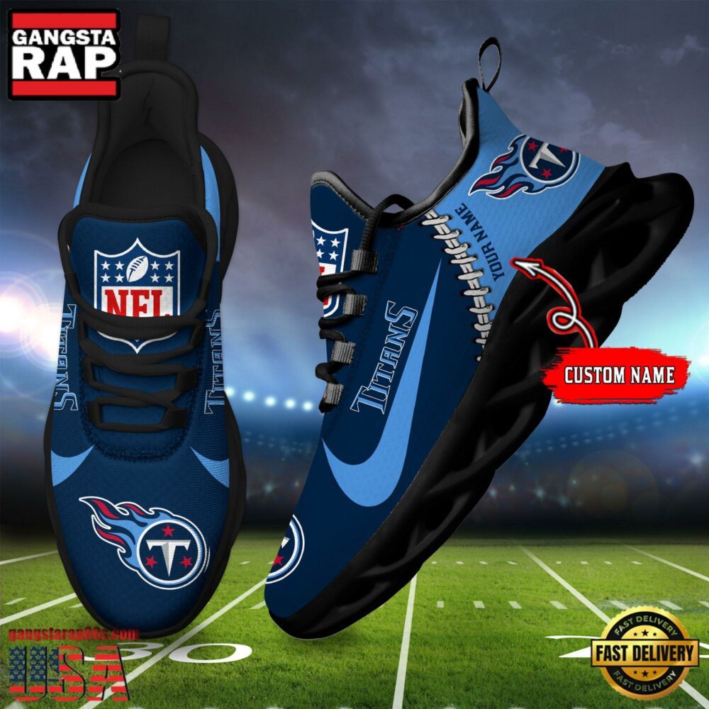 Ideafootwear Tennessee Titans Max Soul Shoes Sneakers For Men And Women
