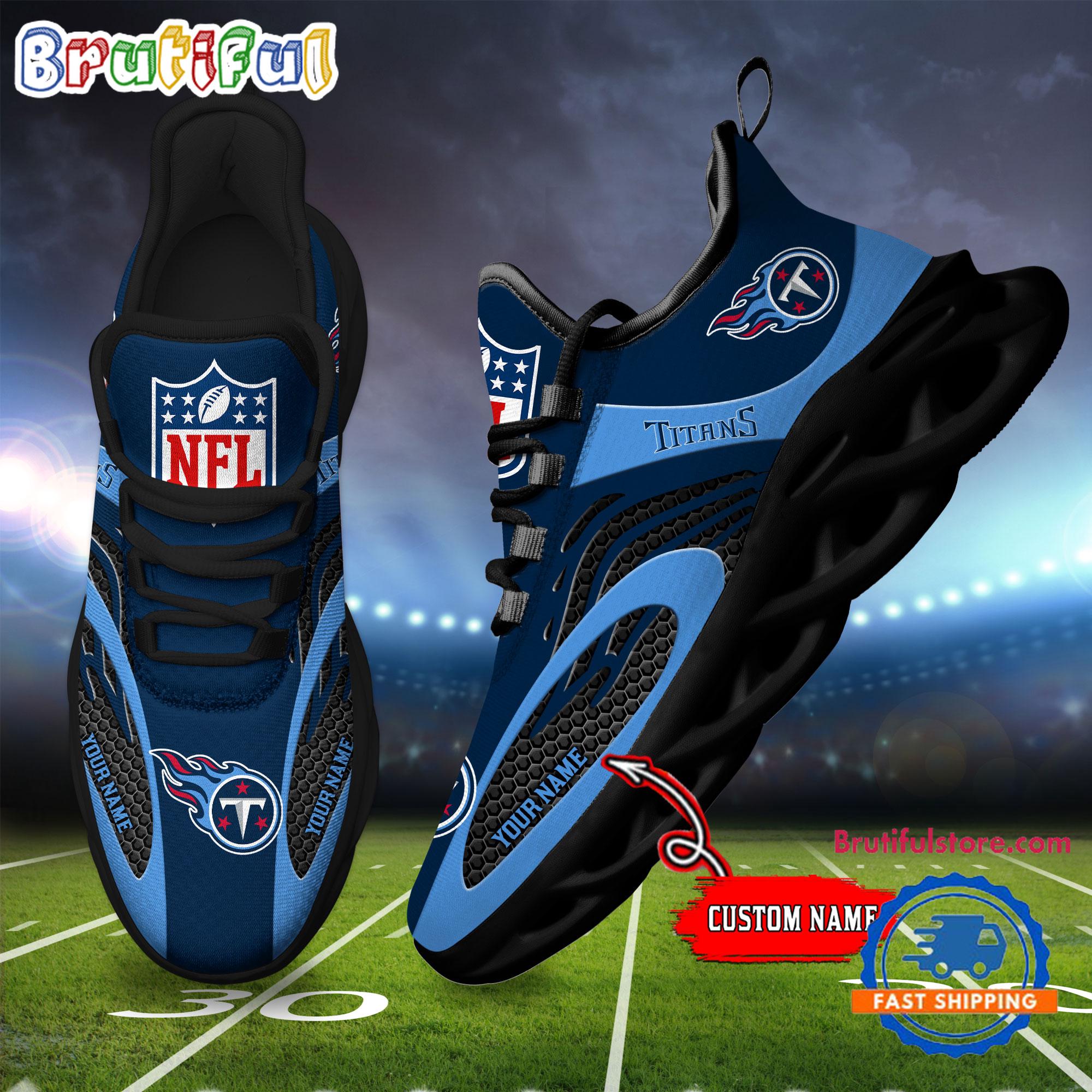 Ideafootwear Tennessee Titans Max Soul Shoes Sneakers For Men And Women