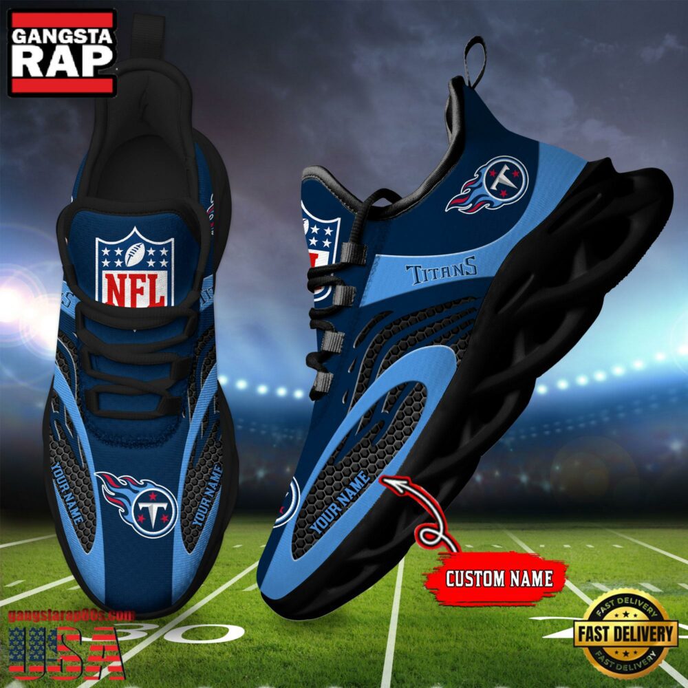 Ideafootwear Tennessee Titans Max Soul Shoes Sneakers For Men And Women