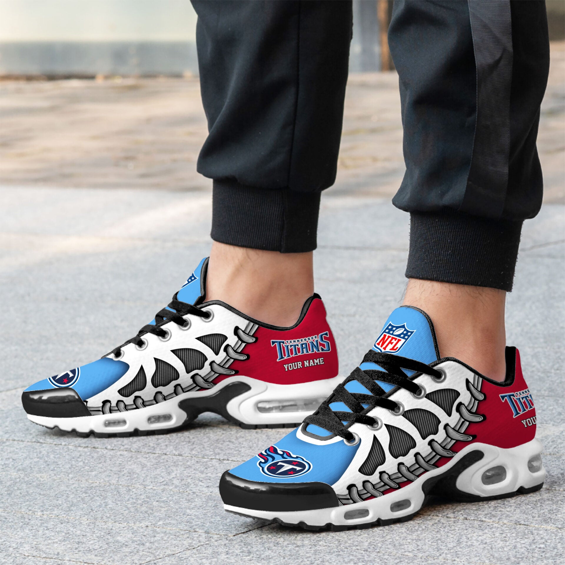 Ideafootwear Tennessee Titans TN Shoes Sneakers For Men And Women
