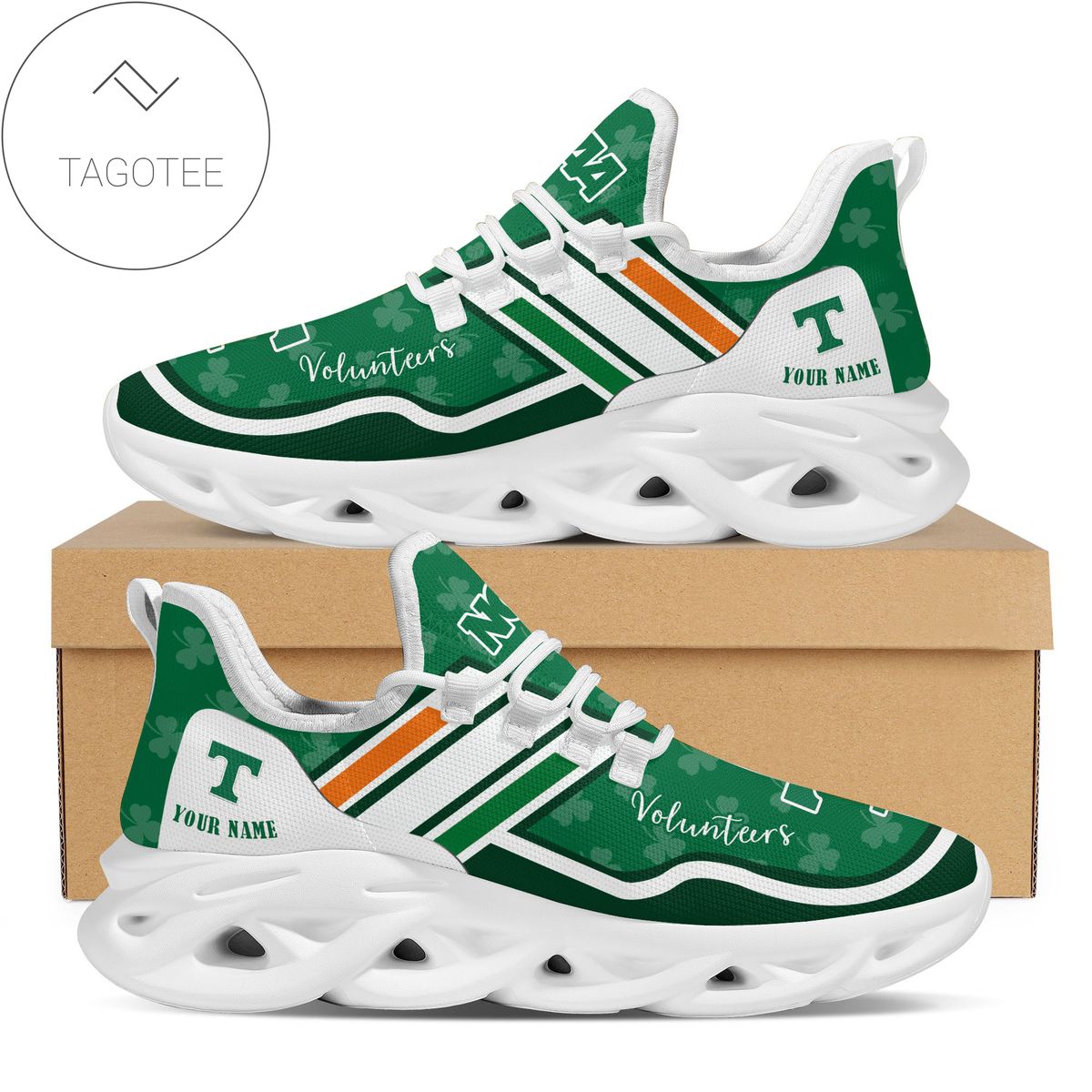 Ideafootwear Tennessee Volunteers Max Soul Shoes Sneakers For Men And Women