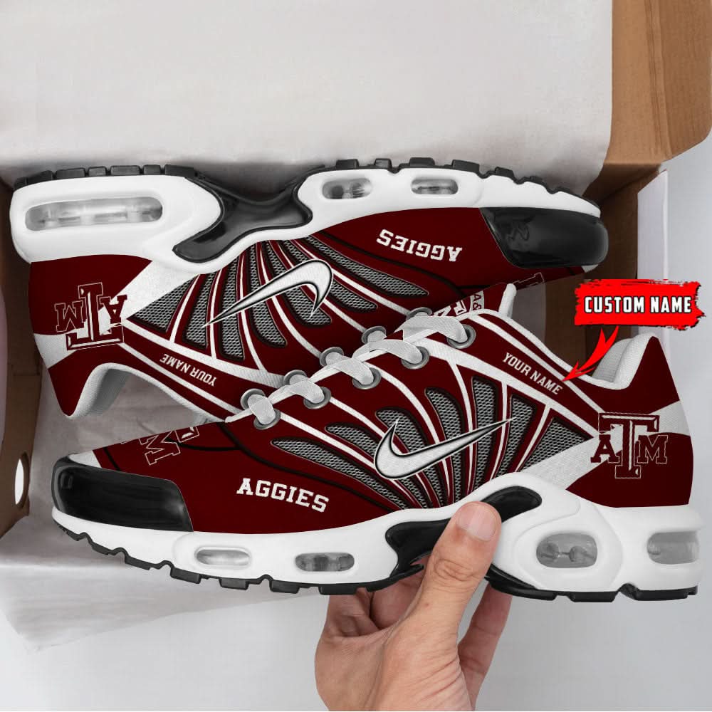 Ideafootwear Texas A&M Aggies TN Shoes Sneakers For Men And Women